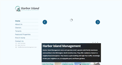 Desktop Screenshot of harborislandmanagement.com