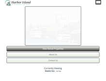 Tablet Screenshot of harborislandmanagement.com